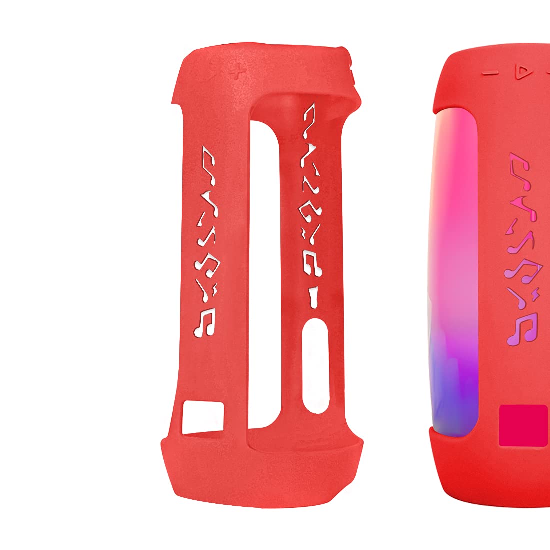 Geekria Silicone Speaker Case Cover, Compatible with JBL Pulse 4 Case, Protective Waterproof Soft Skin, Replacement Bluetooth Sp