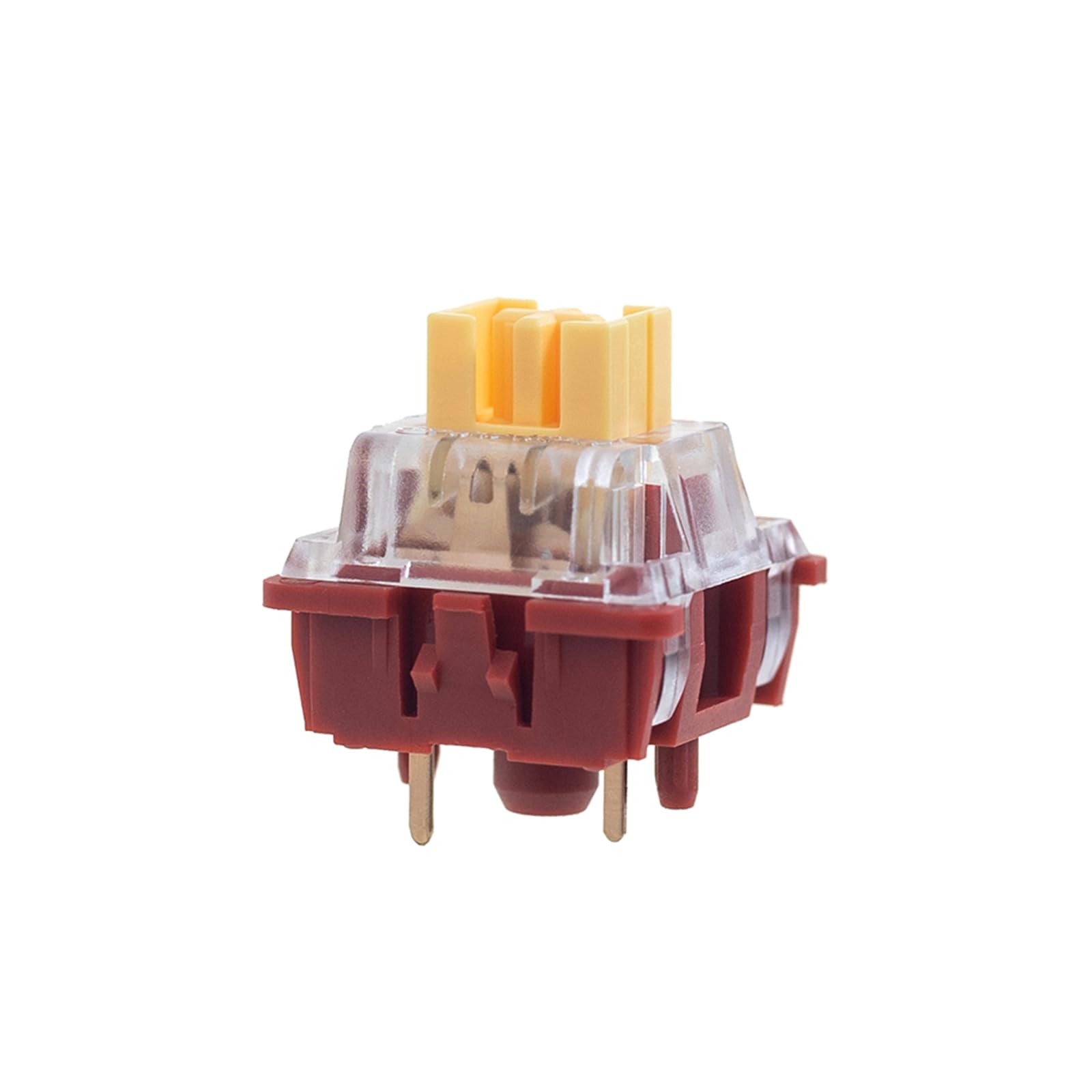 Gk Gamakay Phoenix Silent Linear Keyboard Switch With Led Diffuser For Backlit Mechanical Keyboard 5 Pin Pre Lubed Switches For