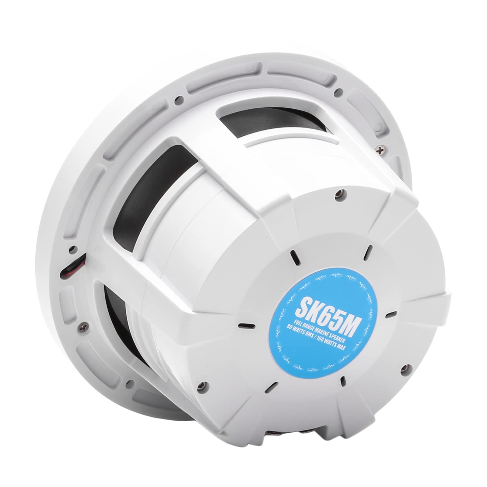 Skar Audio Sk65M 6.5'' 2 Way Marine Full Range 320 Watt Coaxial Speakers, Pair (White)