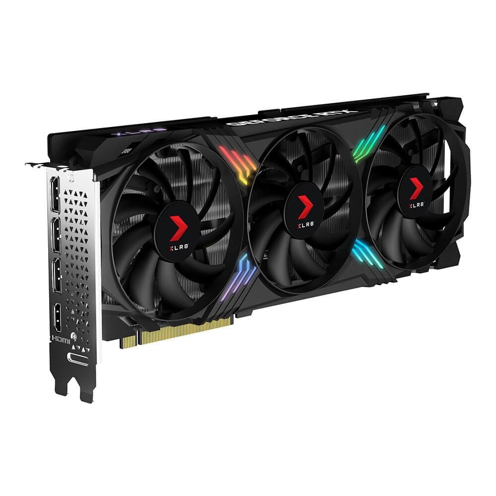 PNY GeForce RTX 4070 Super 12GB XLR8 Gaming Verto Epic-X RGB OC Triple Fan Graphics Card DLSS 3 (NVIDIA GeForce SFF-Ready, ARGB,