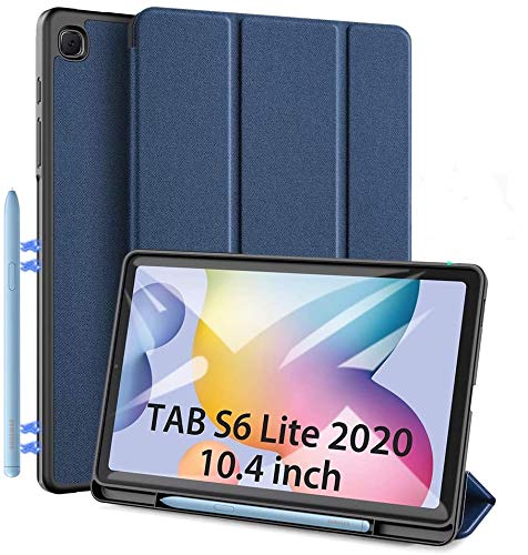 Proelite Smart Flip Case Cover For Samsung Galaxy Tab S6 Lite 10.4 Inch 2024 SmP610/P615 With S Pen Holder (Also Supports S Pen