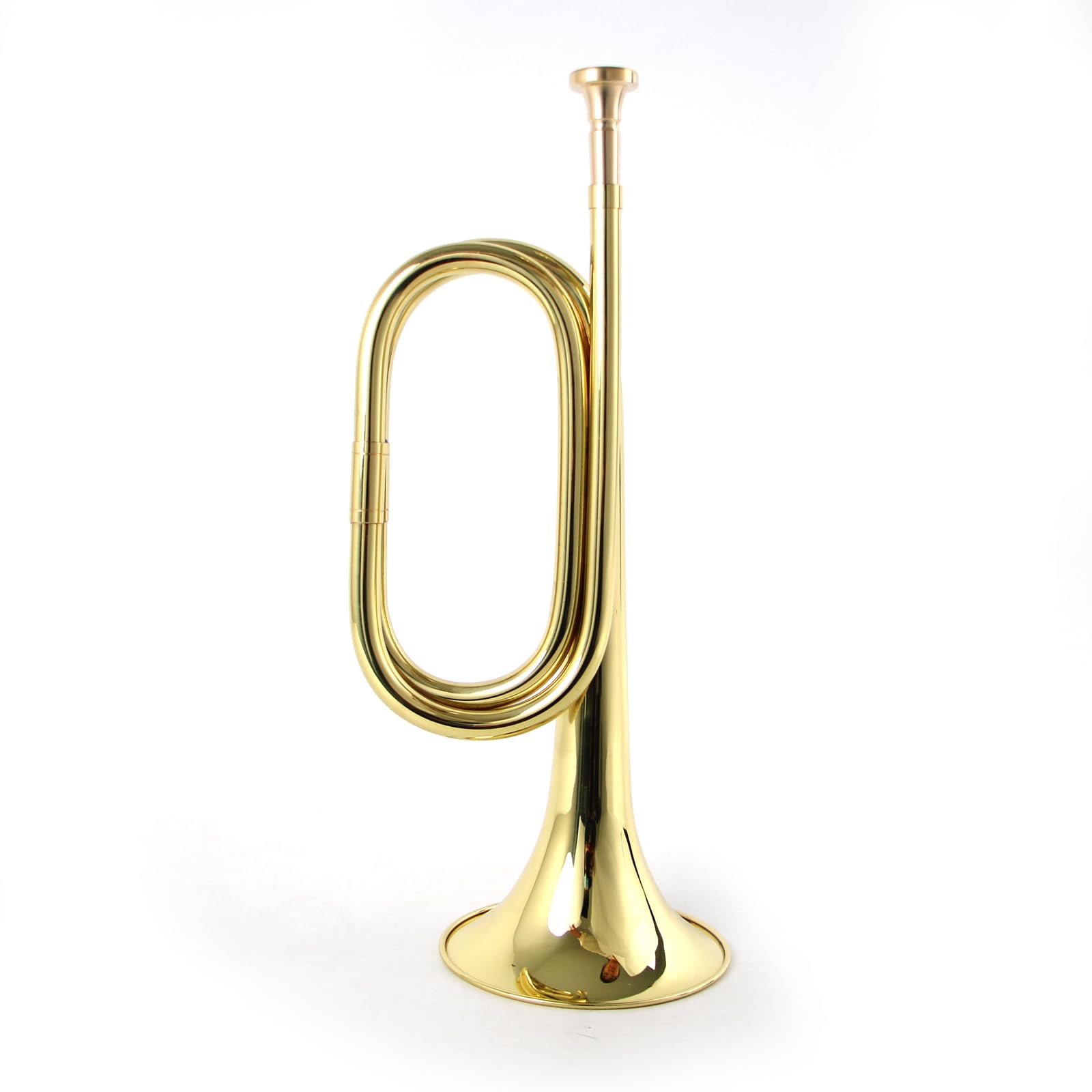 Military Emergency Bugle Cavalry Trumpet Brass Blowing Old Style Copper