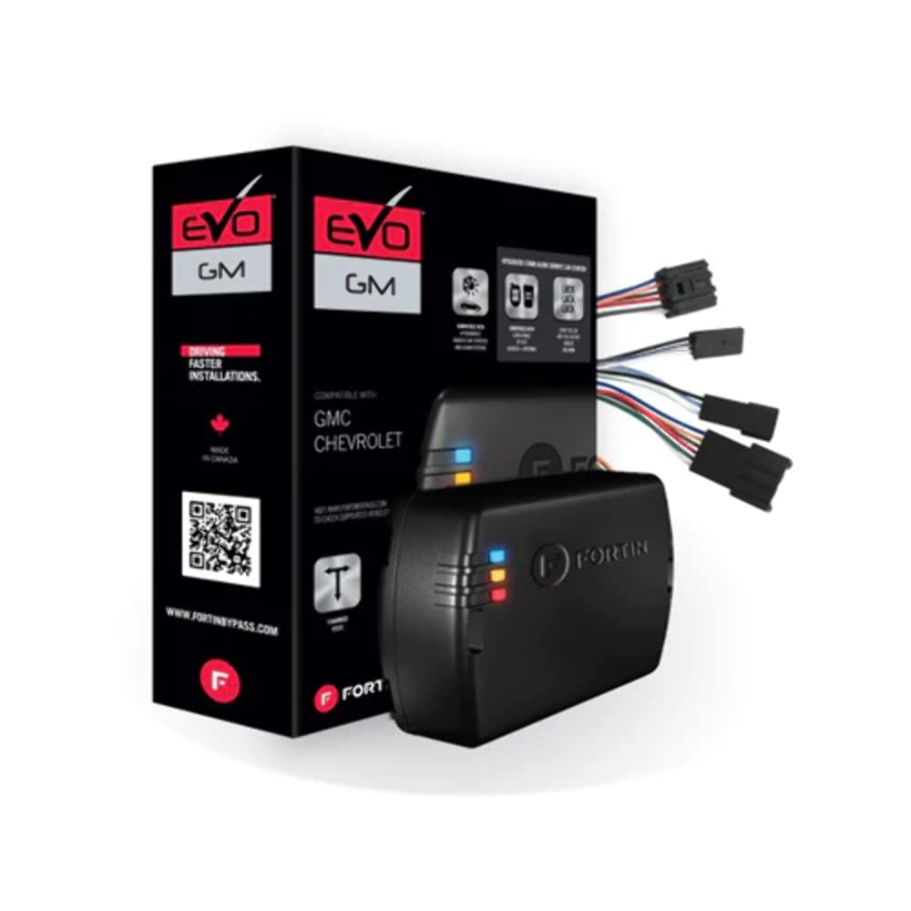 Fortin Evo Gmt4 Stand Alone Add On Remote Start Car Starter System For Cadillac Chevrolet Gmc Full Size Vehicles