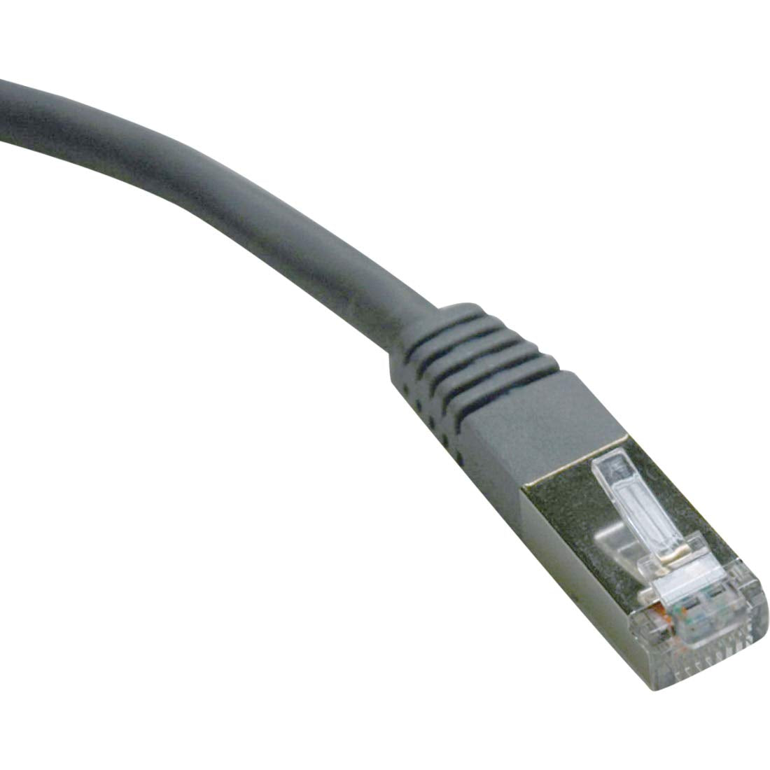 TRIPP LITE Cat5e 350MHz Molded Shielded Patch Cable STP (RJ45 M/M), Gray, 100-ft.(N105-100-GY)