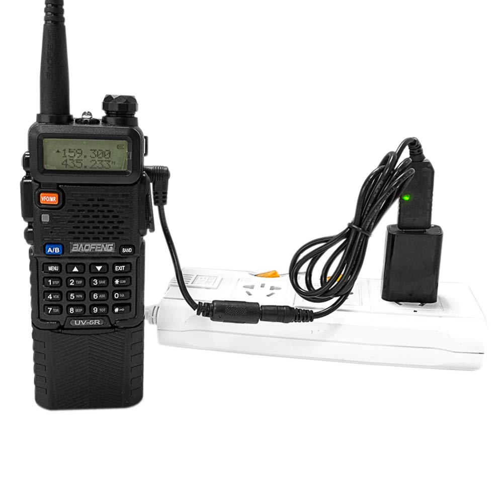 Bt1013 Usb Charging Cable Compatible With Bl-5L And Baofeng Extended Batteries, Includes Dual 2.5Mm Barrel Plug Adapters - Fast