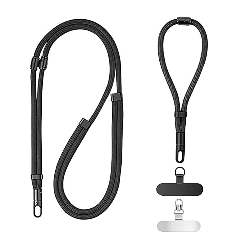Nearawing 3-in-1 Adjustable Phone Lanyard - Crossbody/Neck/Wrist Strap for iPhone & Android
