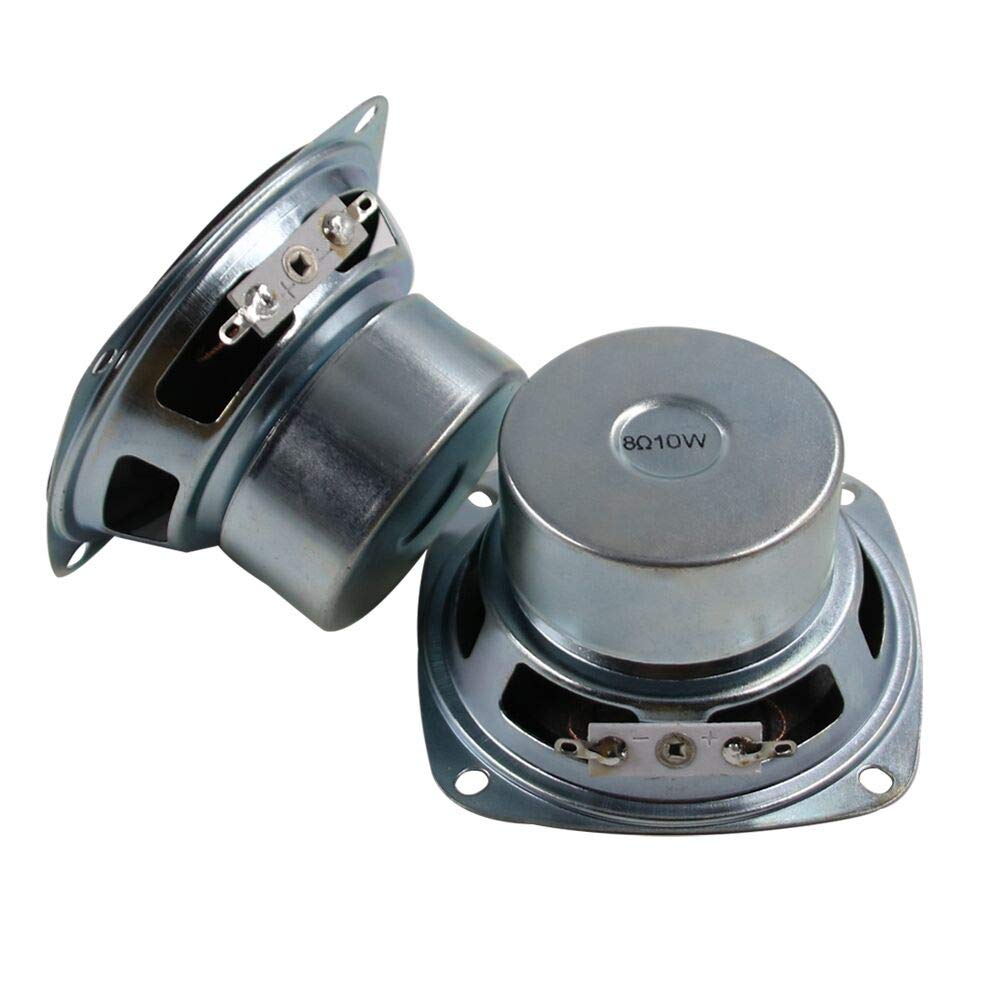 Hzpowen 10W Mini 3'' Hifi Full Range Speaker 8 Ohm Anti Magnetic Audio 2.0/2.1 Home Stereo Woofer Loudspeaker 90Db High Sensitiv