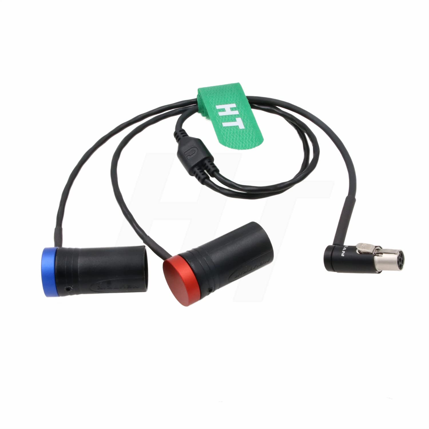 Hangton Audio Y Cable For Sennheiser Zaxcom Lectrosonics Src5P Receiver To Camera Mixer Recorder, Low Profile Ta5F To Xlr3M 20''