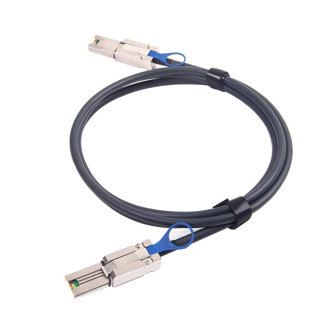 Sff 8088 To Sff 8088 External Mini Sas Hd Cable, 3G/6Gbps Sas2.0 26Pin Hybrid Cable Attached Scsi For Raid Systems, Das, Externa