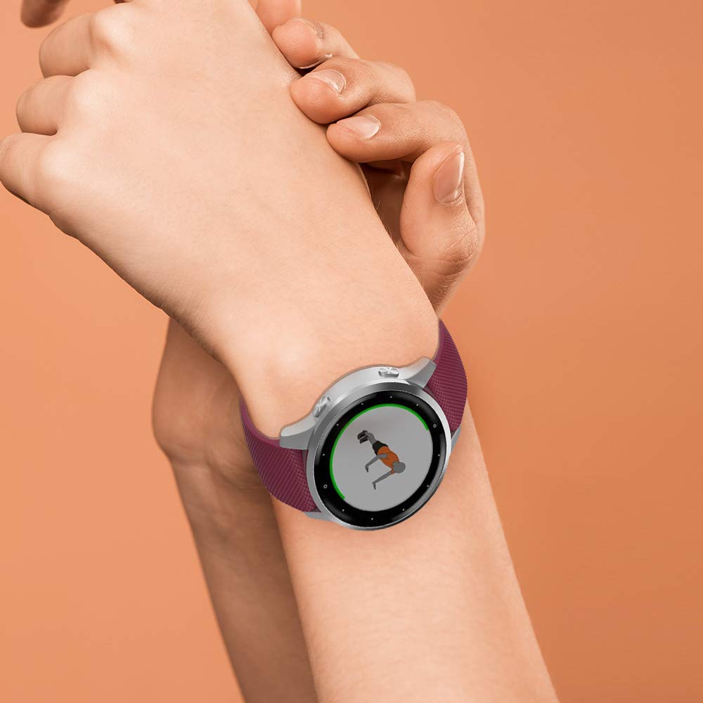 Fitturn 20Mm Colorful Silicone Watch Band Straps Compatible With Michael Kors Access Gen 5 Lexington/Mkgo Gen 5E 43Mm/Gen 4 Mkgo