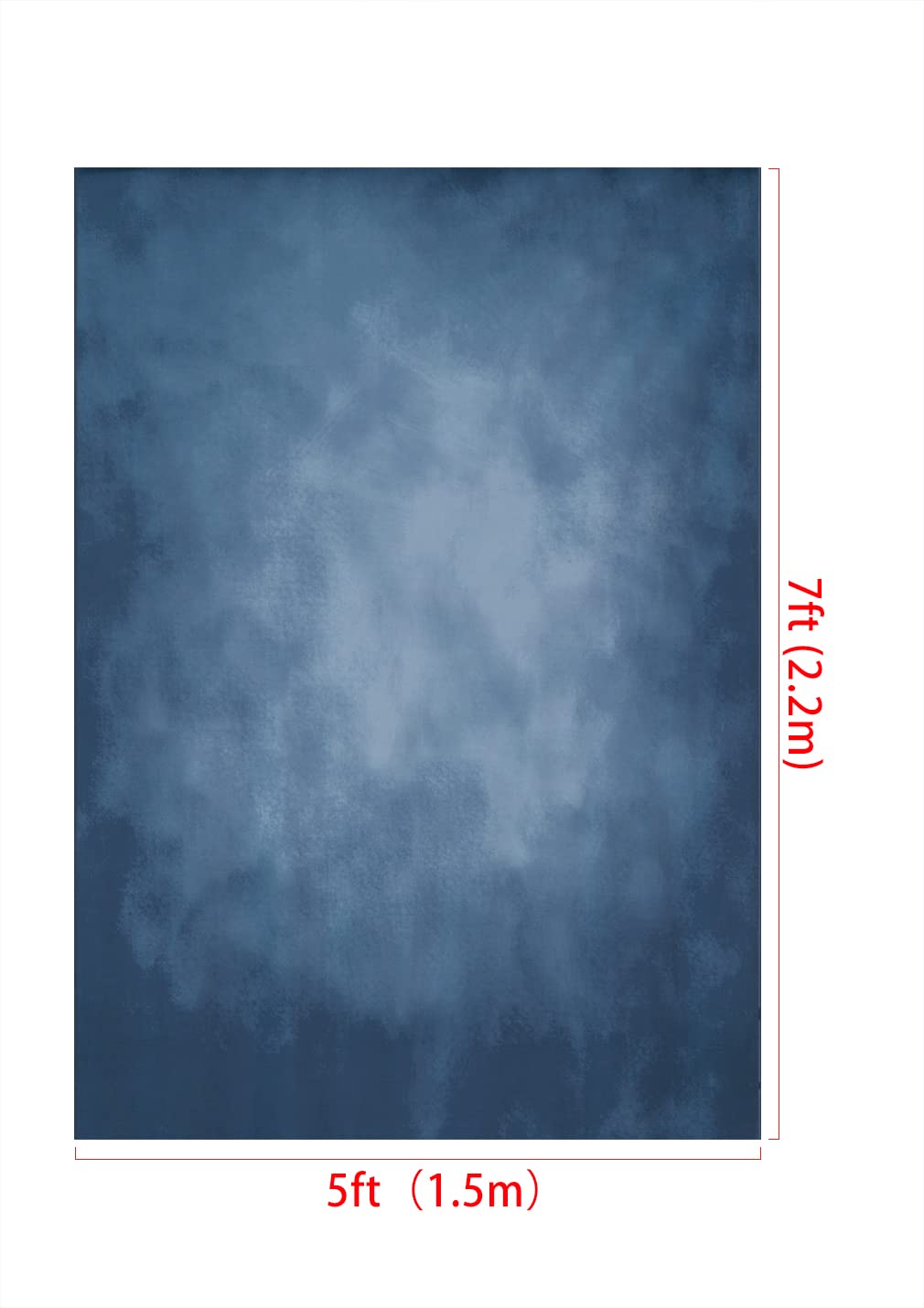 Kate Blue Photography Backdrops Abstract Photo Backdrop Poratrait Background For Photoshoot, 5X7Ft