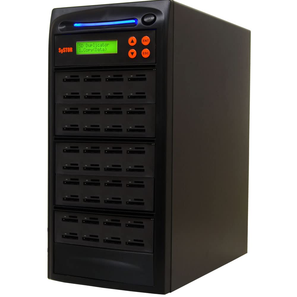 Systor 1:39 Sd/Microsd Card Duplicator   2Gb/Min   Standalone Multiple Flash Memory Copier & Eraser/Sanitizer, Speeds Up To 33Mb