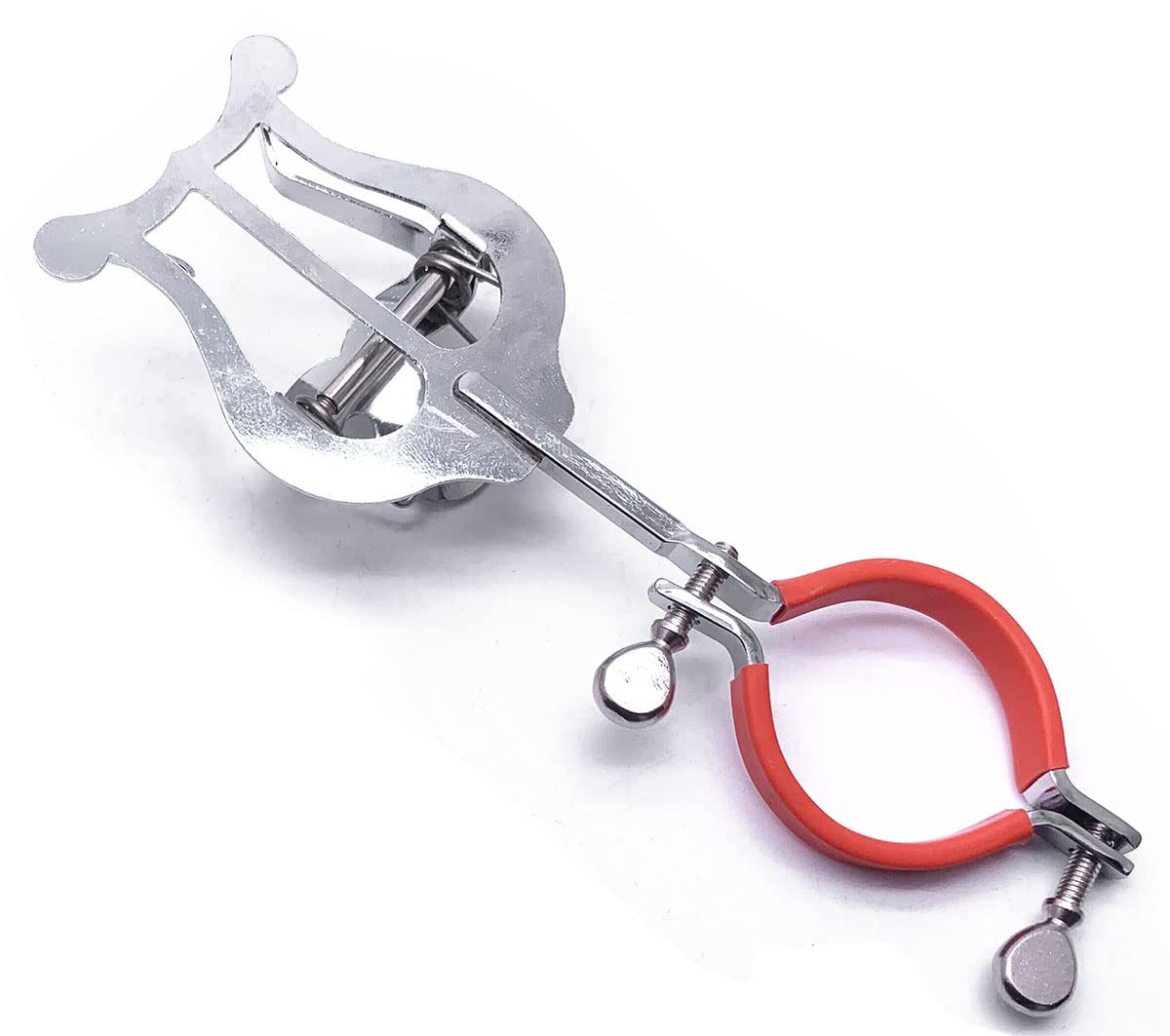 Tuoren Clarinet Marching Lyre Metal Plating Clamp On Music Clip For Clarinet Part 6.1 X 2.08 Inch
