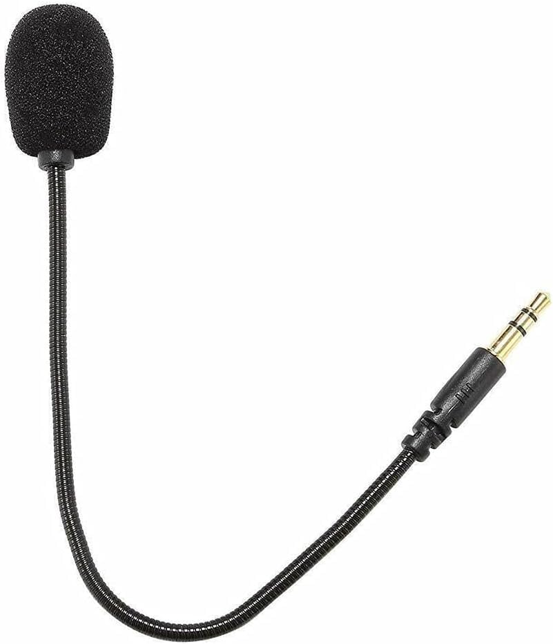 Jowxsx Black Headset Microphone Adjustable 360 Degrees Bendable Jack Headphone Controller Z5a5 Combined 3.5mm Game Gaming Mic to
