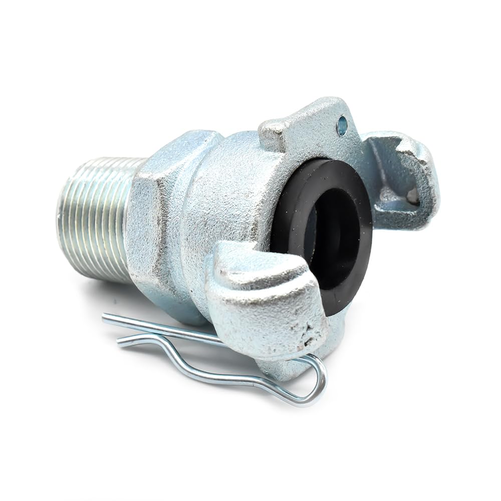 Interstate Pneumatics Cu 851 3/4 Inch Male Npt Straight Through Jack Hammer Coupler Pack Of 2