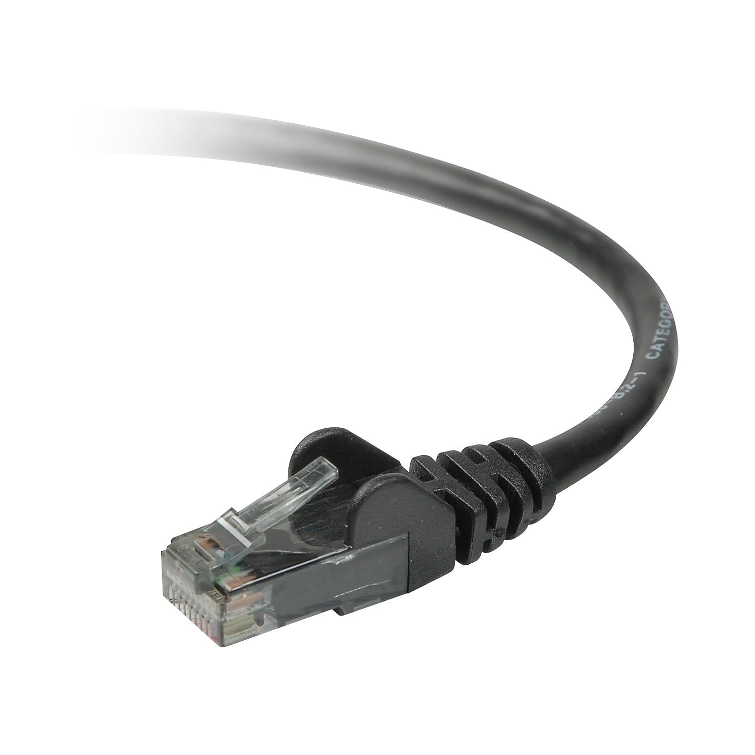 Belkin A3L980B50 Blk S Cable,Cat6,Utp,Rj45M/M,50,Blk,Patch,Snagless,Black