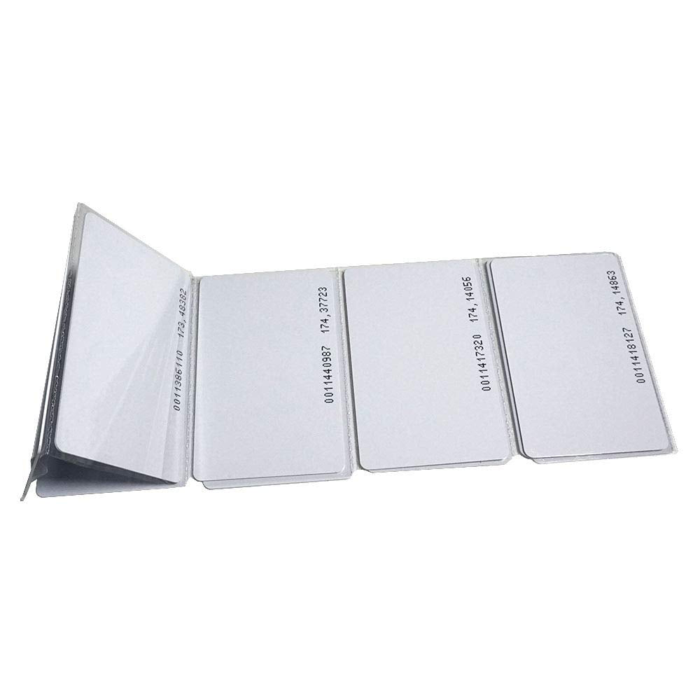 Meikuler 125Khz Rfid Proximity Cards, 0.8Mm Id Card For Door Entry Access Control System And Attendance, Read Only (100)