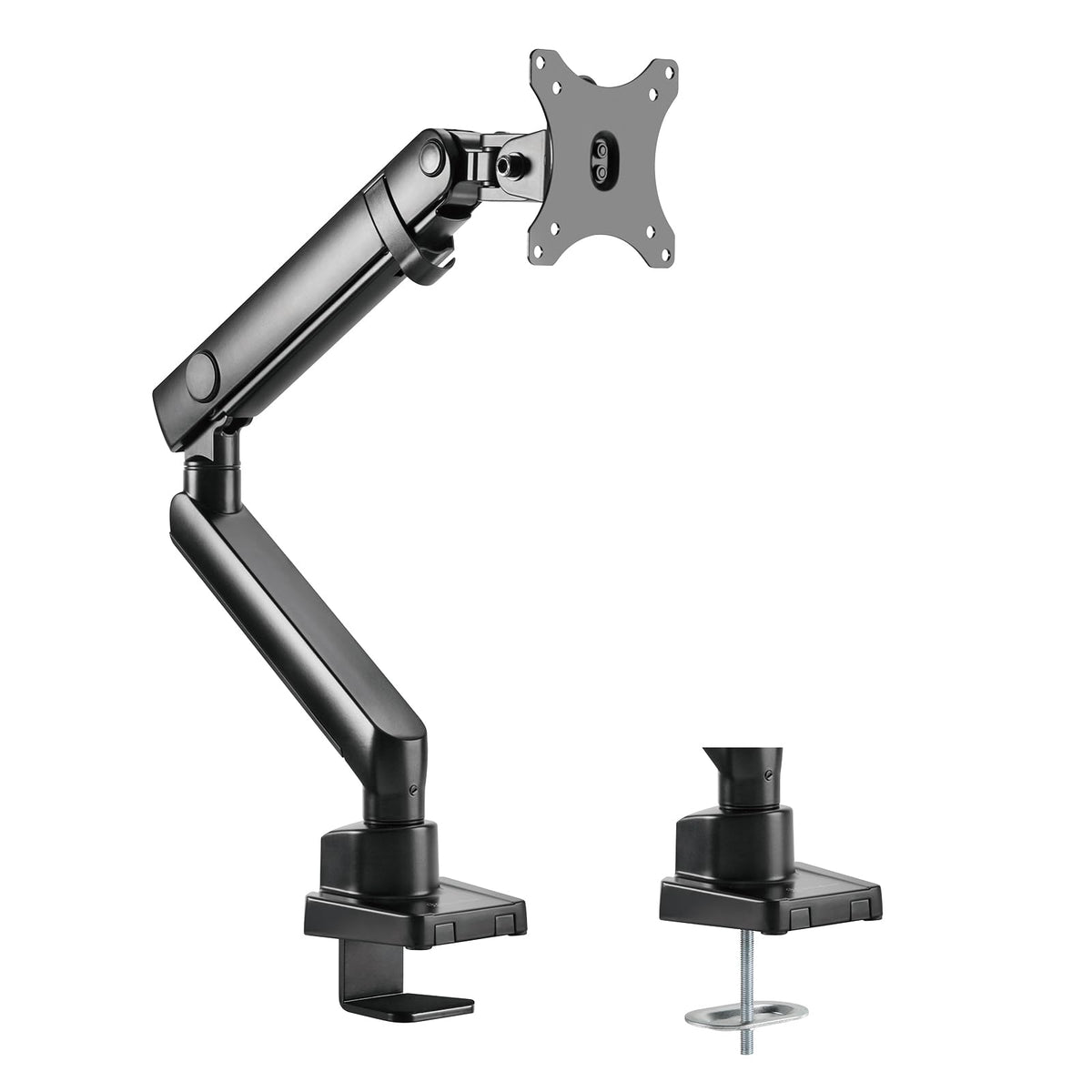 Single Arm Lcd Led Monitor Mount Bracket, Support Up To 32'' Size Monitor, 9Kg Per Arm,Adjustable, With 90 Rotation, 90 Tilt Up/