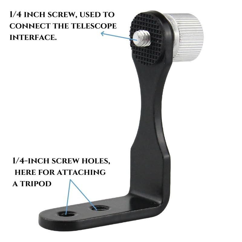 Universal Binocular Adapter, Metal Binocular Tripod Adapter Adaptor Mount Bracket   For Connecting Binoculars To A Tripod, 1/4''
