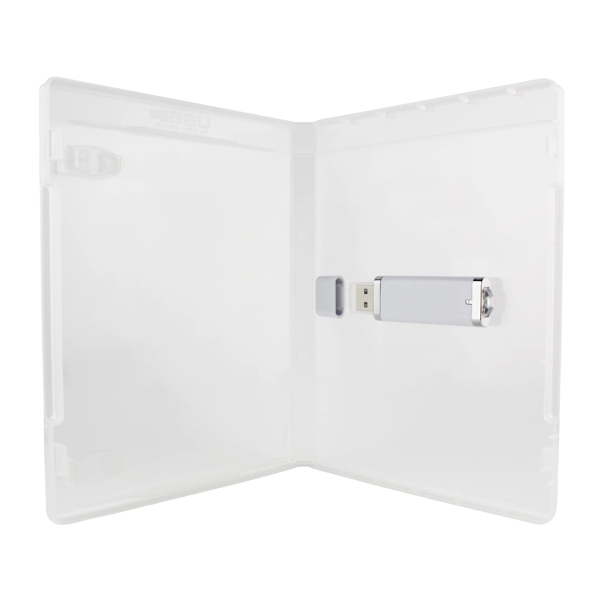 Flash Pac USB Flash Drive Case Super Clear - 25 Pack