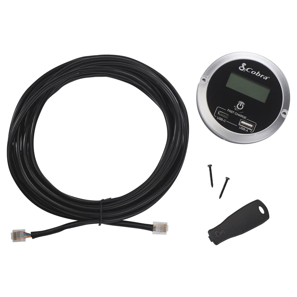 Cobra CPIALCDG1 Remote Controller - Compatible with Cobras Professional Grade Power Inverters, Remote On/Off, 4 Mounting Options