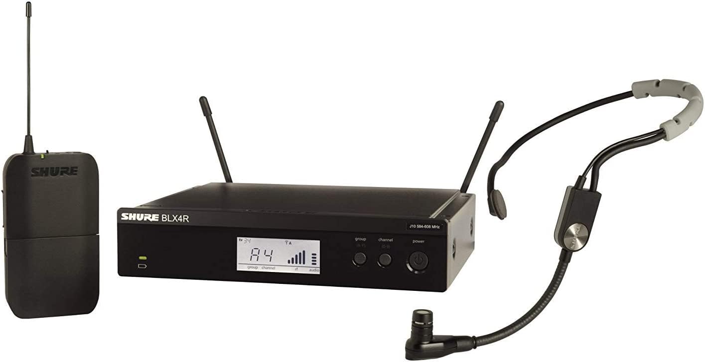 Shure Blx14R/Sm35 Uhf Wireless Microphone System   Perfect For Speakers, Performers, Presenting   14 Hour Battery Life, 300 Ft R