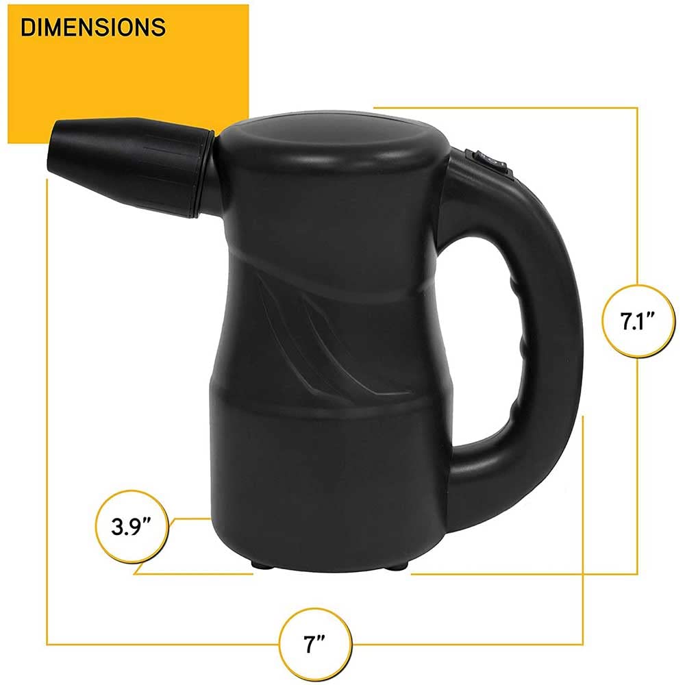 Xpower A-2S Cyber Duster Electric Air Duster For Dusting, Drying, Inflating, Blowing, Car Detailing, Computer, Leaf Blowing, 90