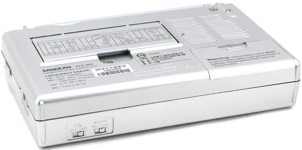 Sangean Ats 405 Fm Stereo/Mw/Lw/Sw Synthesized World Receiver, Five Tuning Methods, Full Shortwave 14 Meter Band, Sw Meter Band
