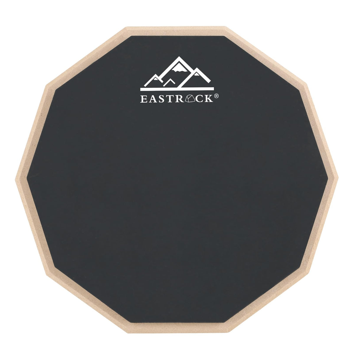 Eastrock Practice Drum Pad, 8 Inches Double Sided Silent Drum Pad, Silicone Dumb Drum For Beginners,Black