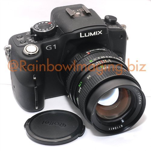 Fotasy Rollei Qbm Lens To Micro 4/3 Adapter, Rollei To Mft Adapter, Compatible With Panasonic G9 Gh5 Ii Gm5 Gx7 Gx8 Gx9 Gx850 G9