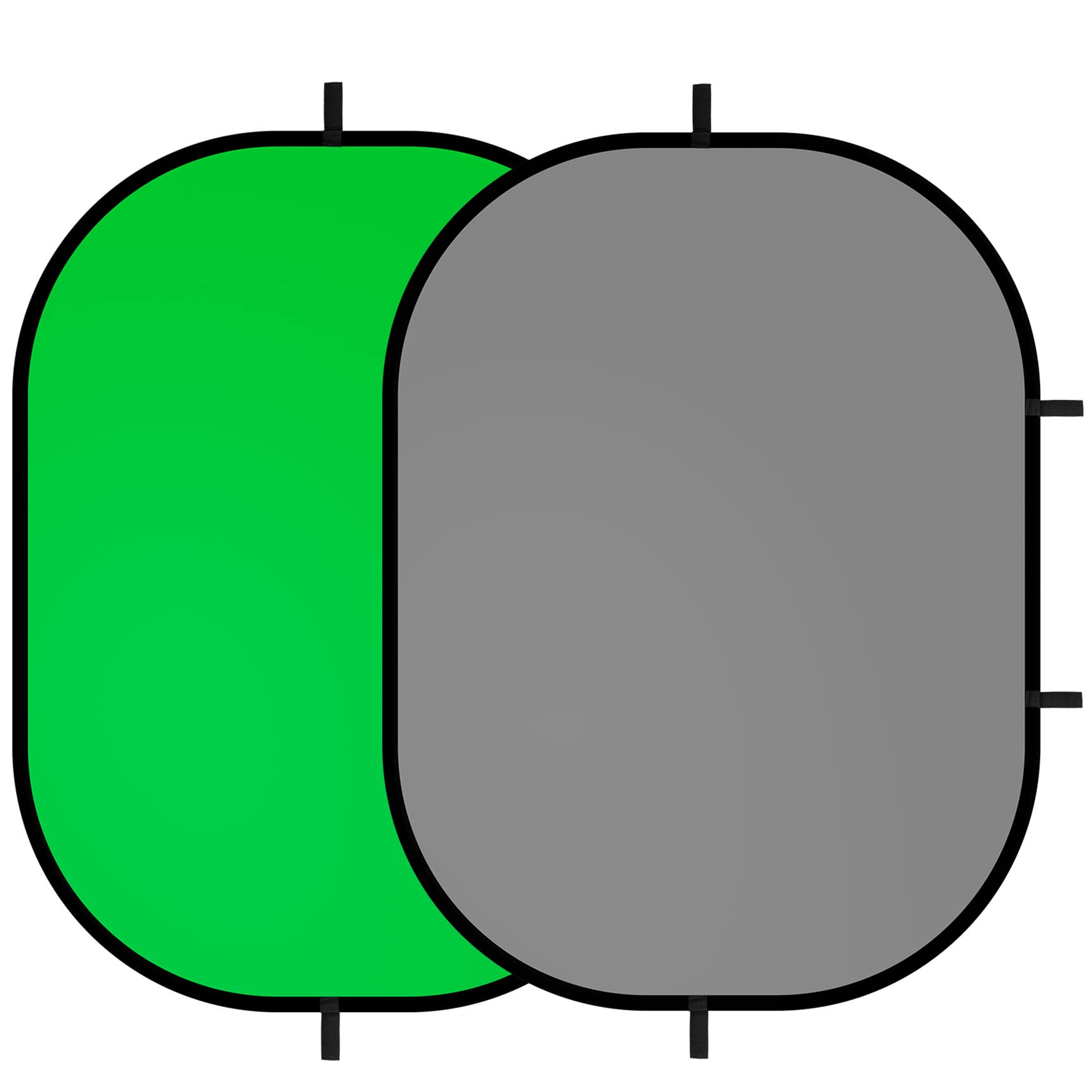 Selens Small Collapsible Backdrop Double Sided Grey Green Screen 2 In 1 Pop Up Background With Carrying Bag For Youtube Streamin