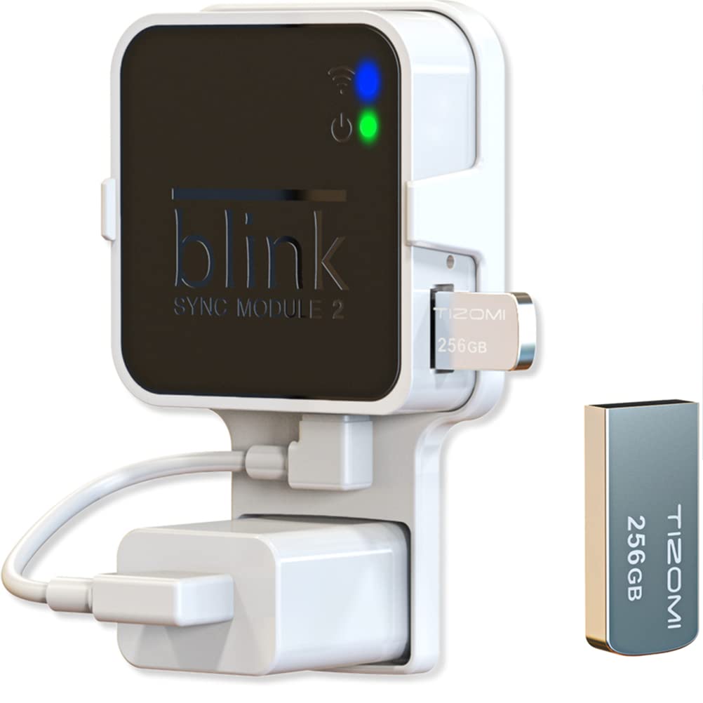 256Gb Blink Usb Flash Drive For Local Video Storage With The Blink Sync Module 2 Mount (Blink Add On Sync Module 2 Itself Is Not Included)