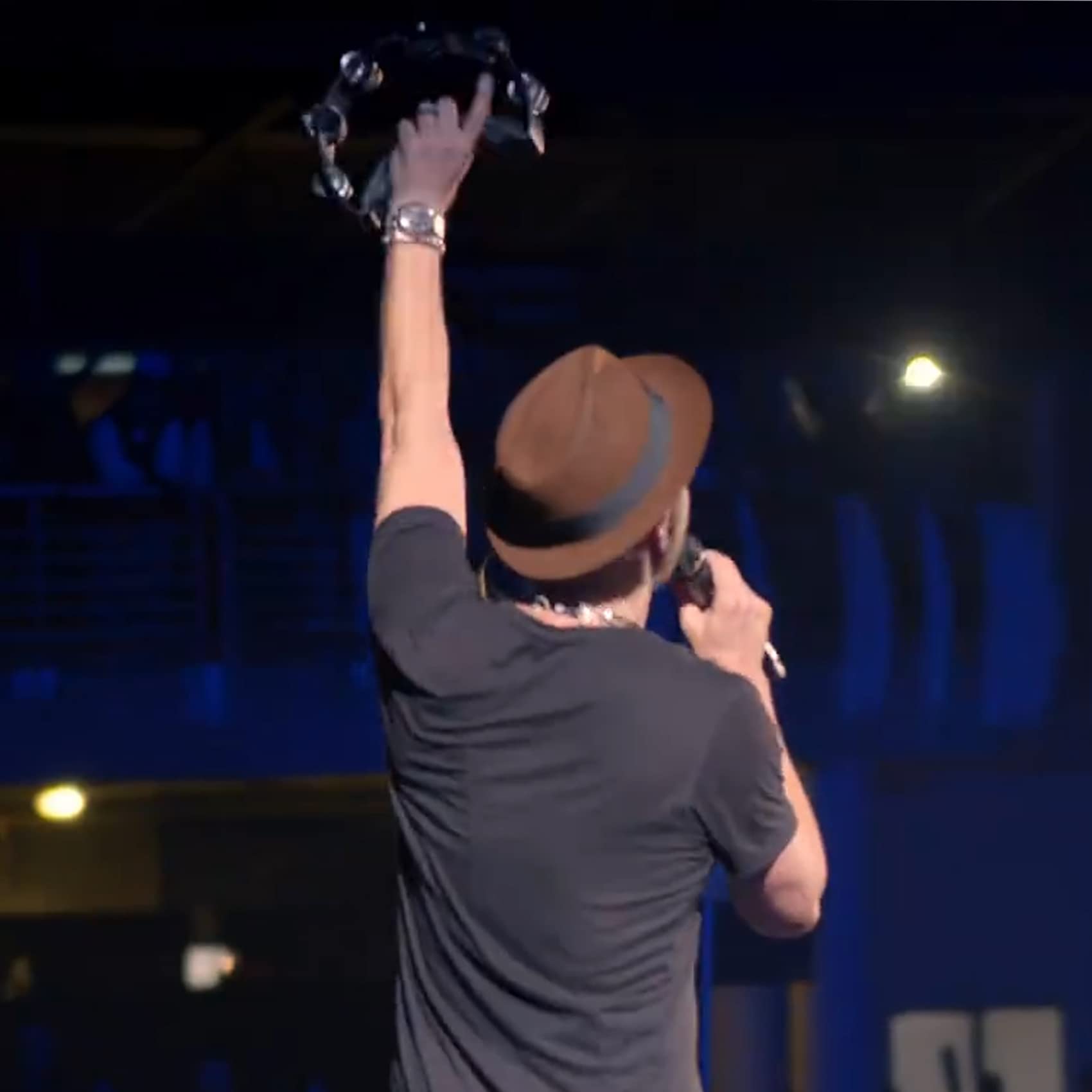 4 Pack Tambourine For Adults, Handheld Tambourine With Metal Jingles, Tamborines Musical Instrument, Half Moon Percussion Tambou