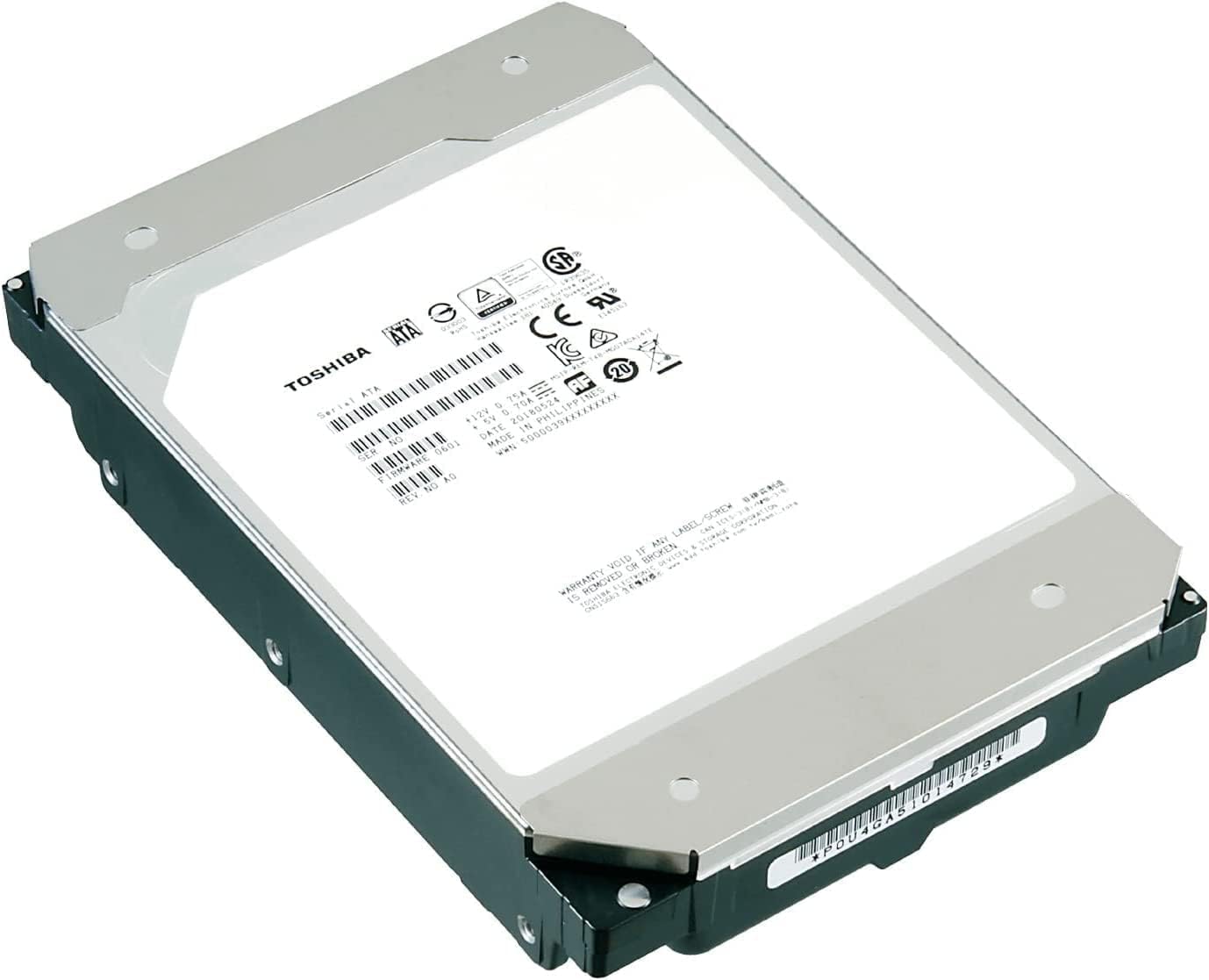 Toshiba MG09ACA16TE / JP-EC 7,200 RPM, SATA 24x7, RV Sensor, Helium-Filled Hard Drive, 3.5 Inch Enterprise Grade Hard Drive, 16