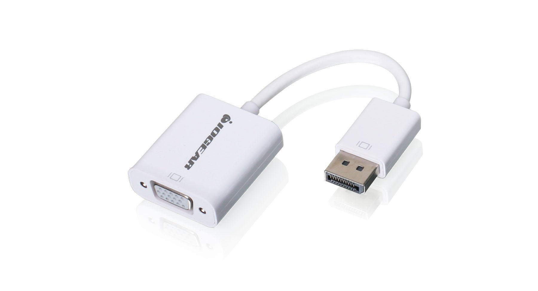 Iogear Displayport (M) To Vga (F) Adapter   Displayport 1.1A For Both 1.62 & 2.7 Gbps   Full Hd 1080P   Gdpvgaw6