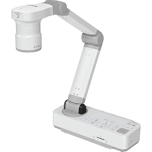 Epson Dc 21 High Definition Document Camera With Hdmi 12X Optical Zoom 10X Digital Zoom And 1080P Resolution