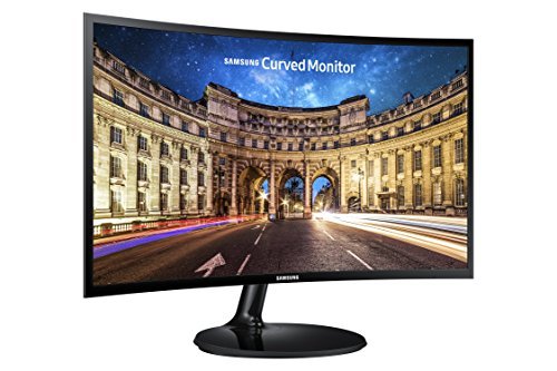 Samsung Lc24F390Fhnxza 24 Inch Curved Led Fhd 1080P Gaming Monitor (Super Slim Design), 60Hz Refresh Rate W/Amd Freesync Game Mo