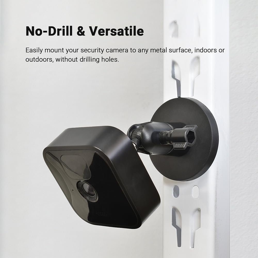 Holicfun Magnetic Mount For Indoor And Outdoor Security Cameras, Universally Compatible With Ring, Blink, Eufy, Google Nest, Wyz