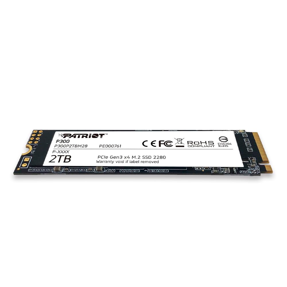 Patriot P300 M.2 Pcie Gen 3 X4 2Tb Low-Power Consumption Ssd