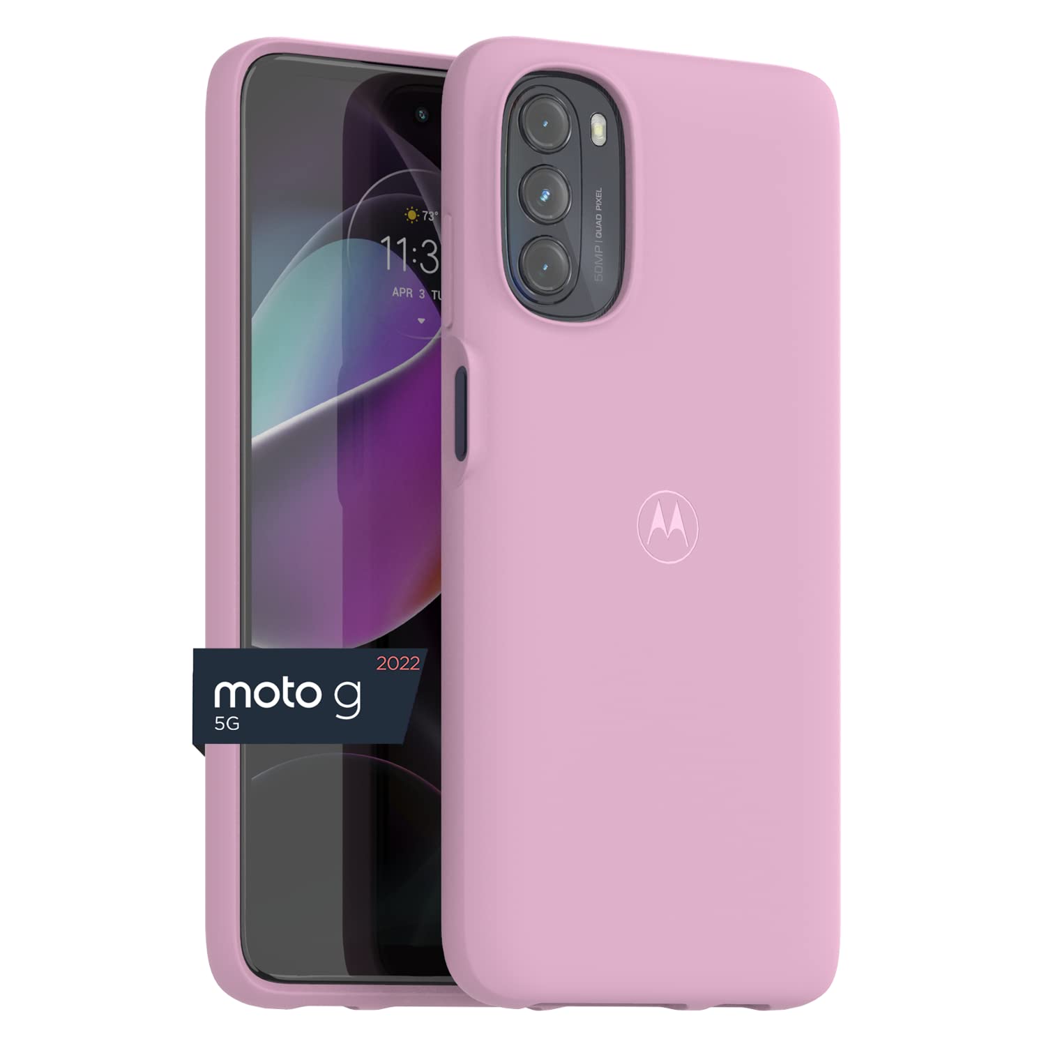 Motorola Moto G 5G (2022) Protective Case  Sunset Pink Precision Fit, Stylish Shock Absorbing Phone Cases [Not For G 5G (2020) V