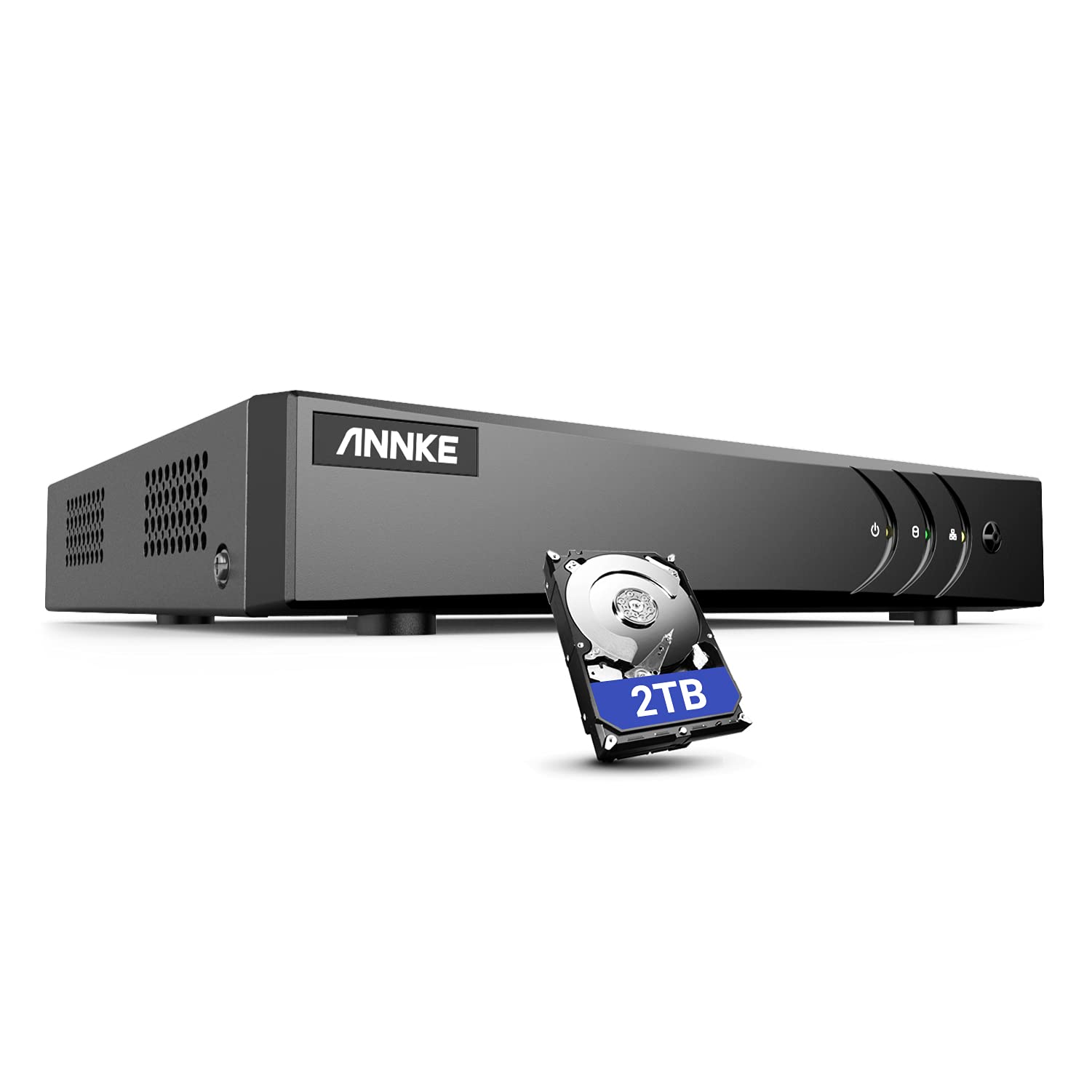 Annke 3K Lite 8Ch Digital Video Recorder, H.265+ Hybrid 5 In 1 Dvr With Ai Human/Vehicle Detection, Remote Access For Surveillance Camera Home Business, 2Tb Hard Drive Included