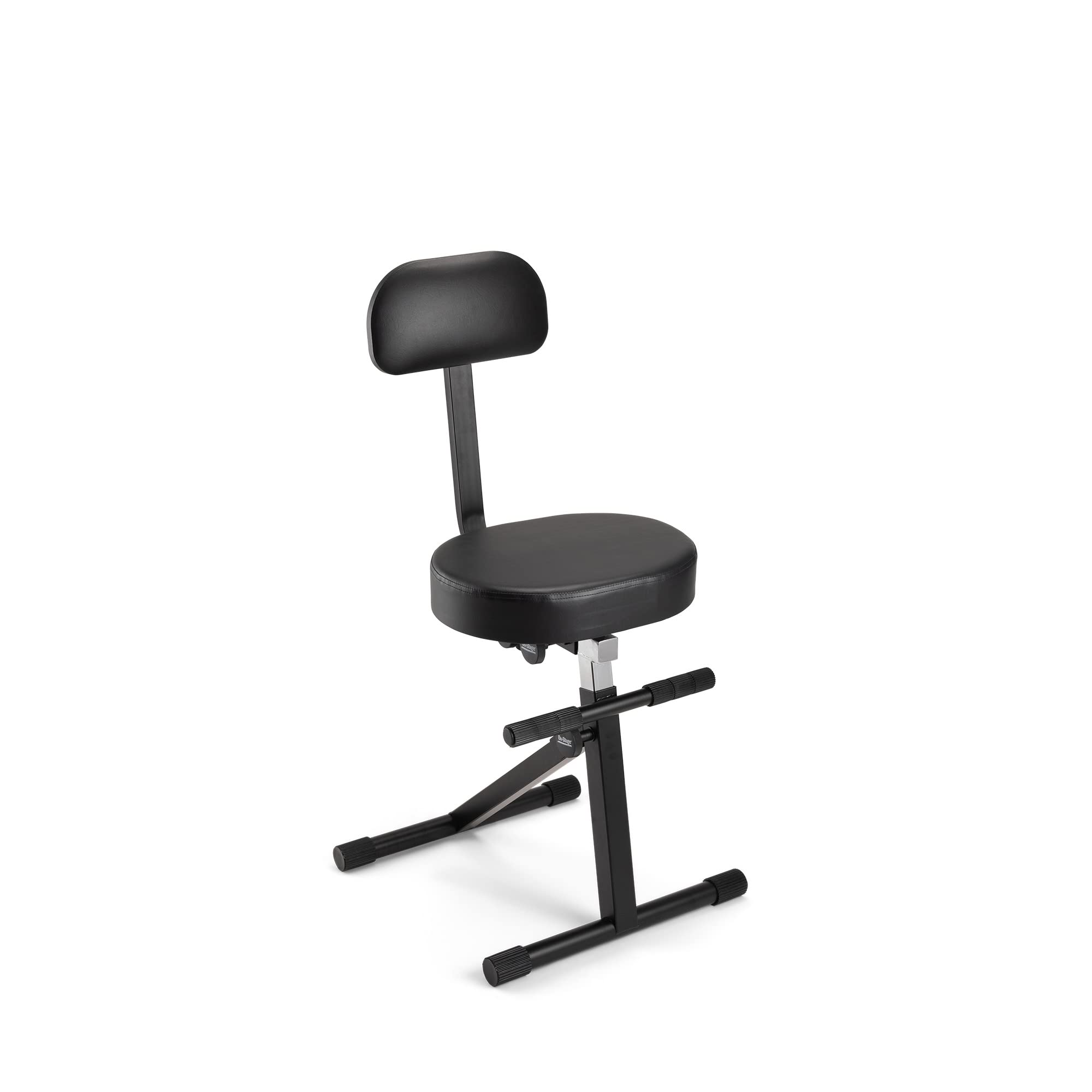 On-Stage Dt8500 Guitar/Keyboard Throne (Seating For Keyboards, Pianos, Synths, Organs, And Guitars, Adjustable Height, Padded Ba