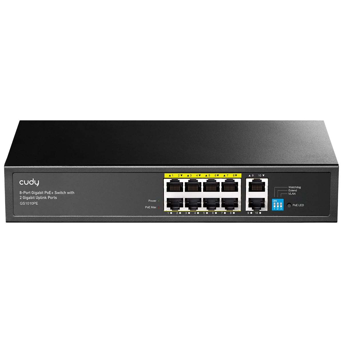 Cudy Switch GS1010PE 10Port Gigabit PoE+ Switch Retail
