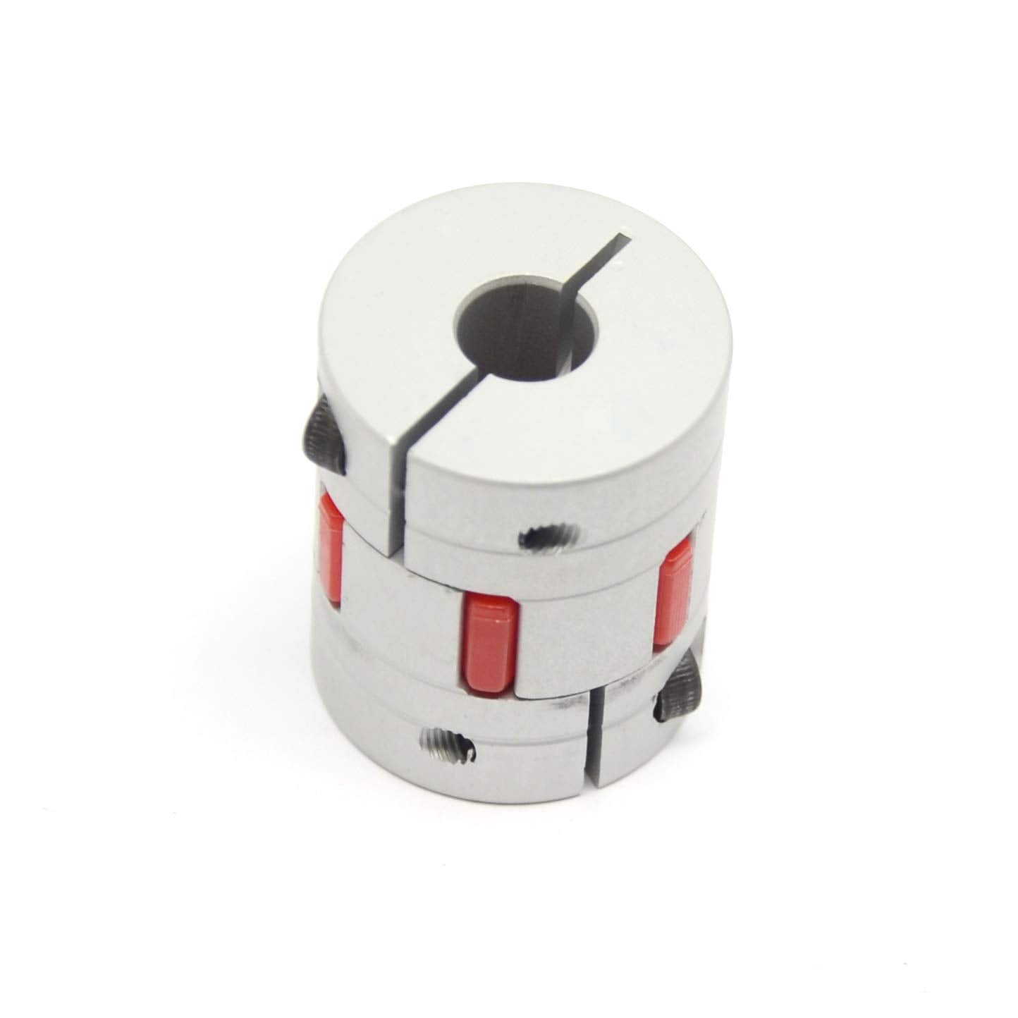 Befenybay 2Pcs 8Mm To 10Mm Aluminium Plum Flexible Shaft Coupling D25 L30 8X10Mm Connector Flexible Coupler For 3D Printer Cnc M