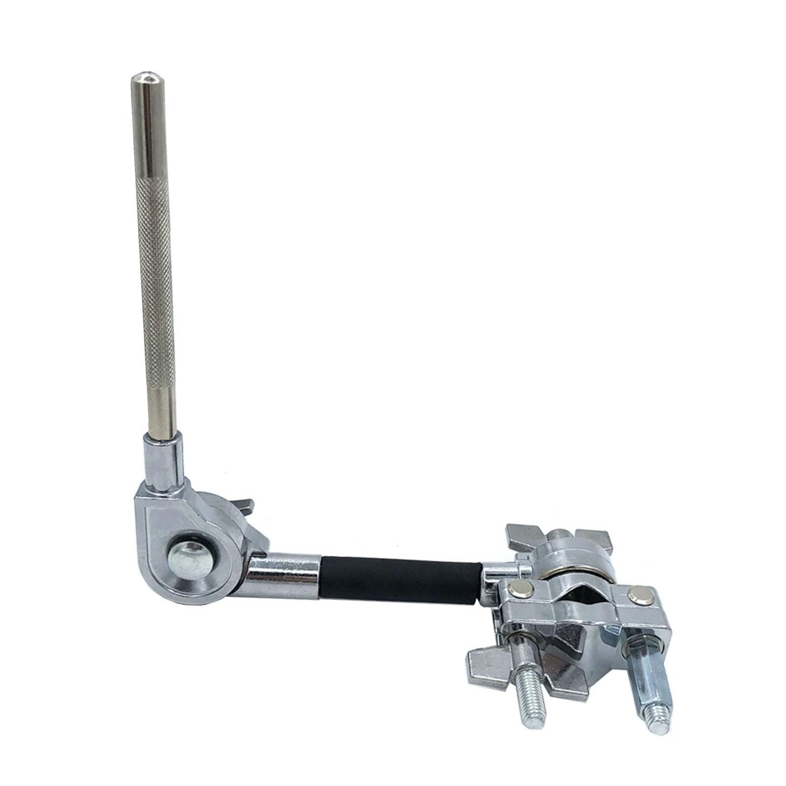 Tuoren Cowbell Mounting Clamp Adjustable Mini Cowbell Mount Bracket, Percussion Mounting Arm Clamp Integrated Extension Holder F