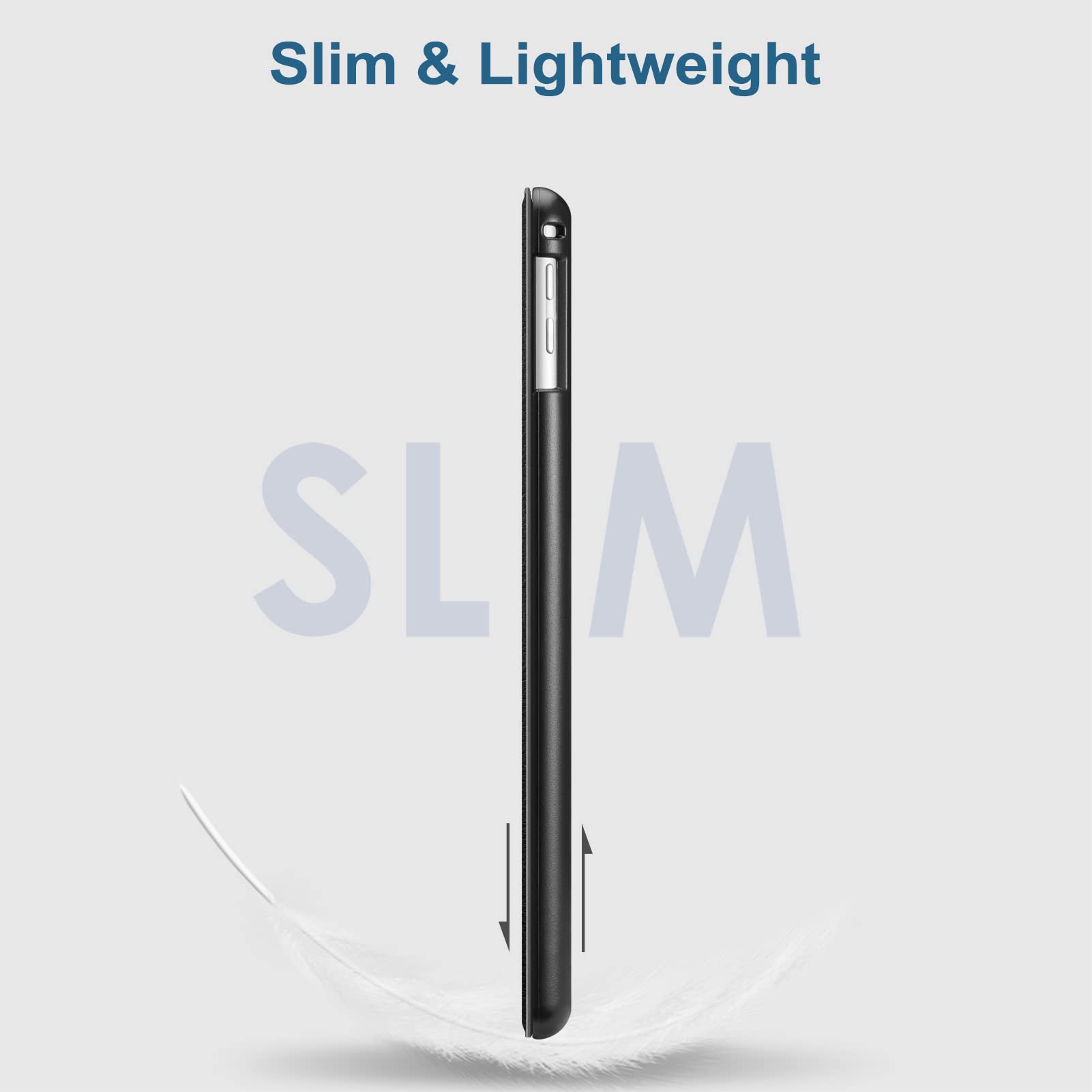 Fintie Slimshell Case For Ipad 6Th / 5Th Generation (2018 2017 Model, 9.7 Inch), Ipad Air 2 / Ipad Air 1 (9.7 Inch) - Lightweigh