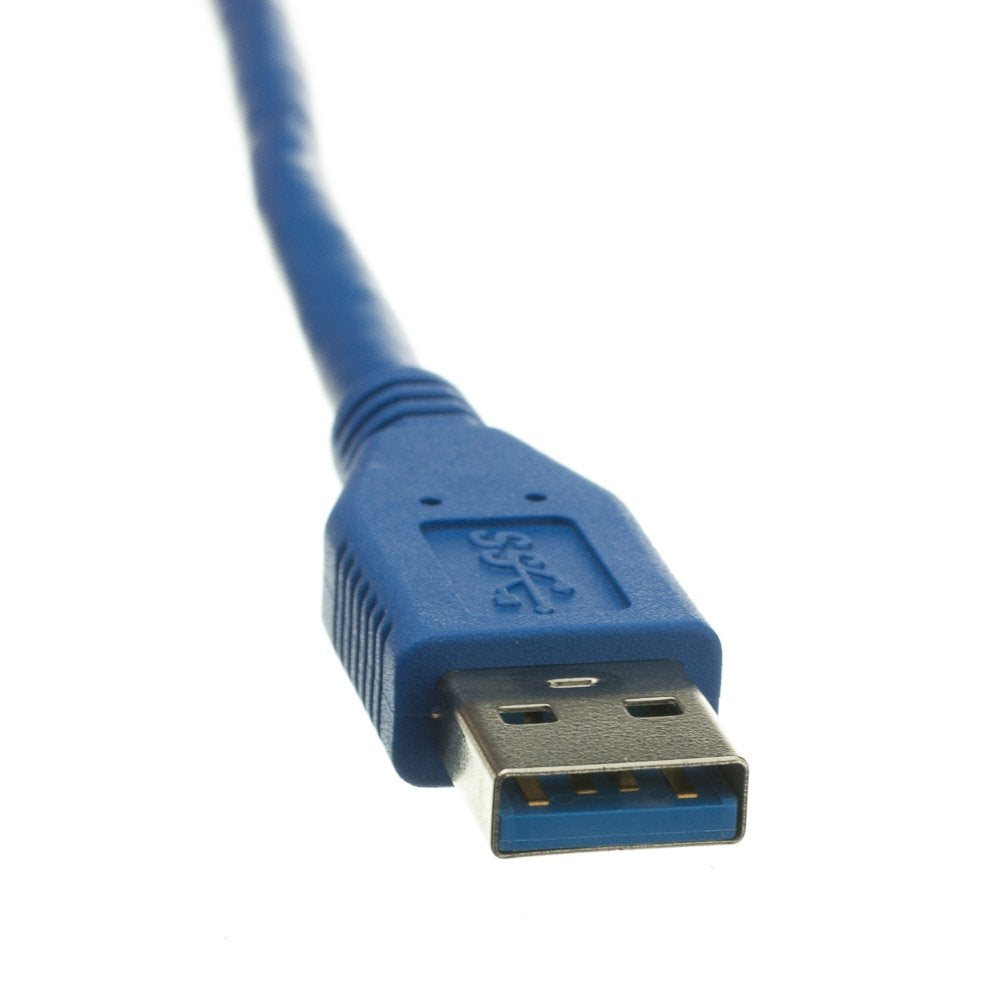 Cablewholesale Micro Usb 3.0 Cable, Blue, Type A Male/Micro B Male, A Male To Micro B High Speed Usb Cable, 3 Ft