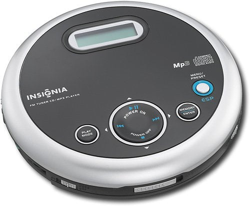 Insignia Nsp5113 Portable Cd Player With Fm Tuner And Mp3 Playback, Black