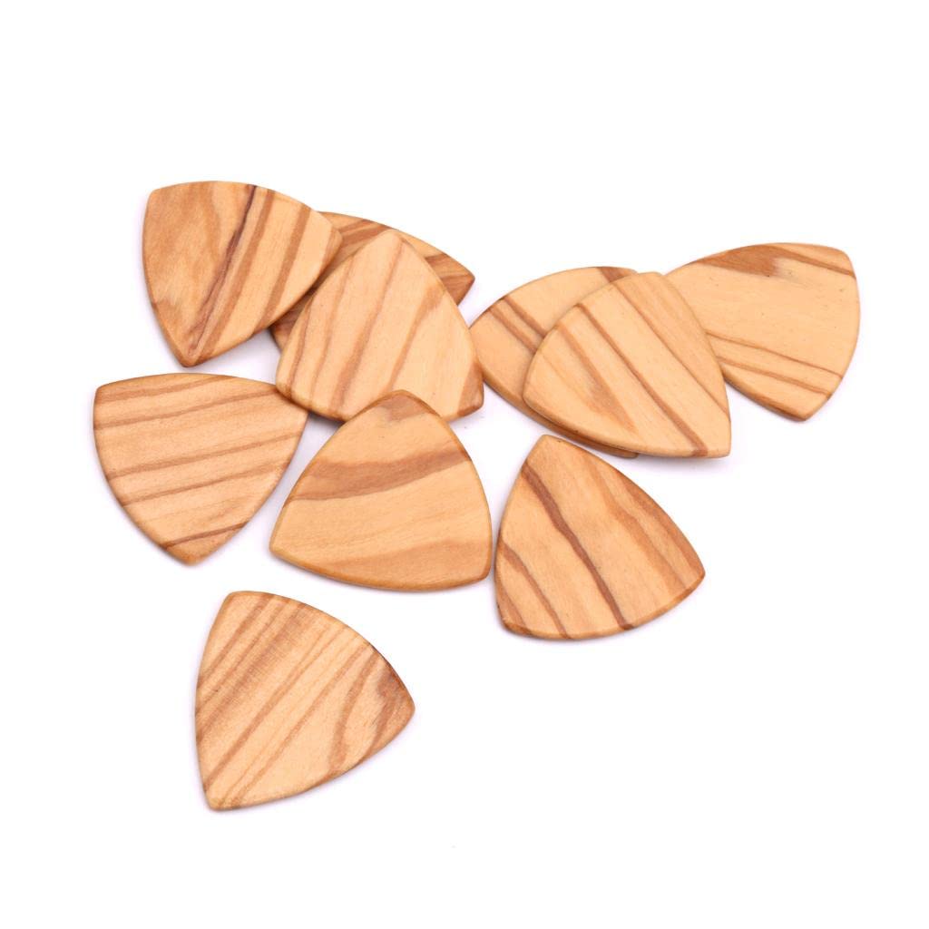 Optimuss Wood Guitar Pick Plectrum For Acoustic Electric Guitar Ukulele Bass