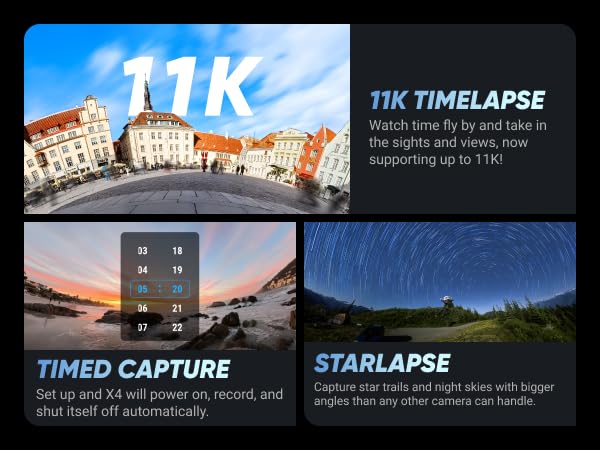 Insta360 X4 Motorcycle Bundle- 8K Waterproof 360 Action Camera With 1/2 48Mp Sensors, 5.7K 360 Hdr Video, |Includes Motorcycle B